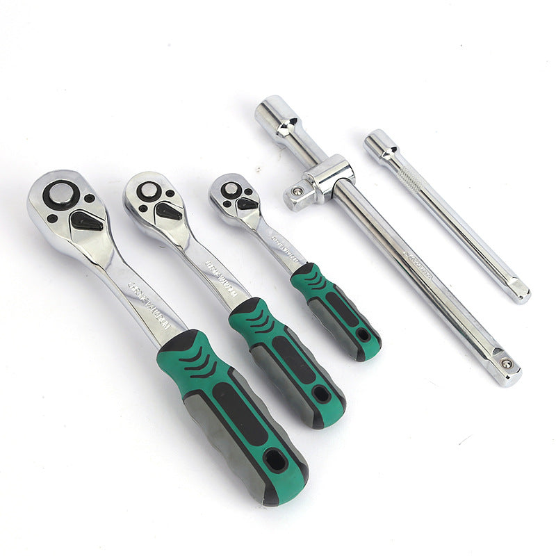 Auto Kit Wrench Mechanic Tool Kit 216pcs Socket Wrench Auto Protection Tool 72 Teeth Q ...
