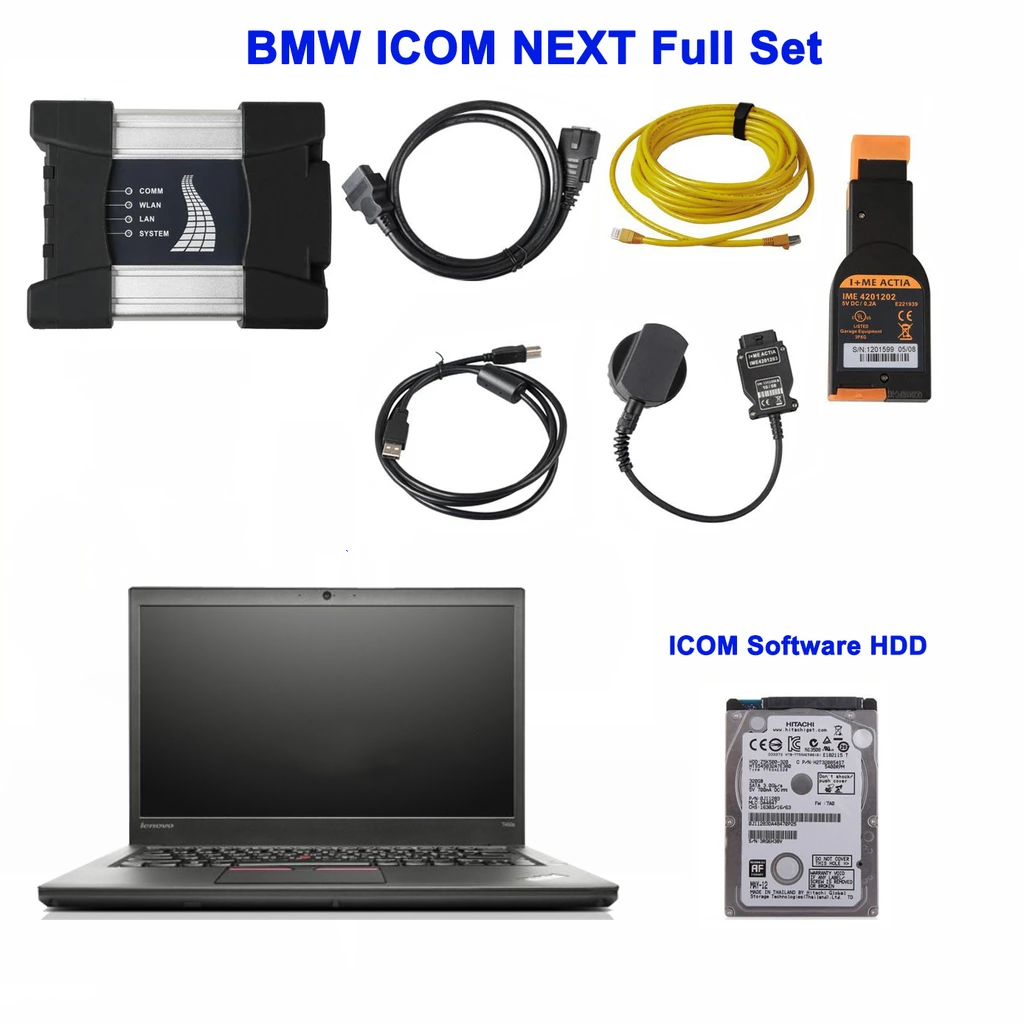 BMW ICOM NEXT A+B+C with Lenovo T430 Laptop with V2021.01 Software Full Set Ready to Use
