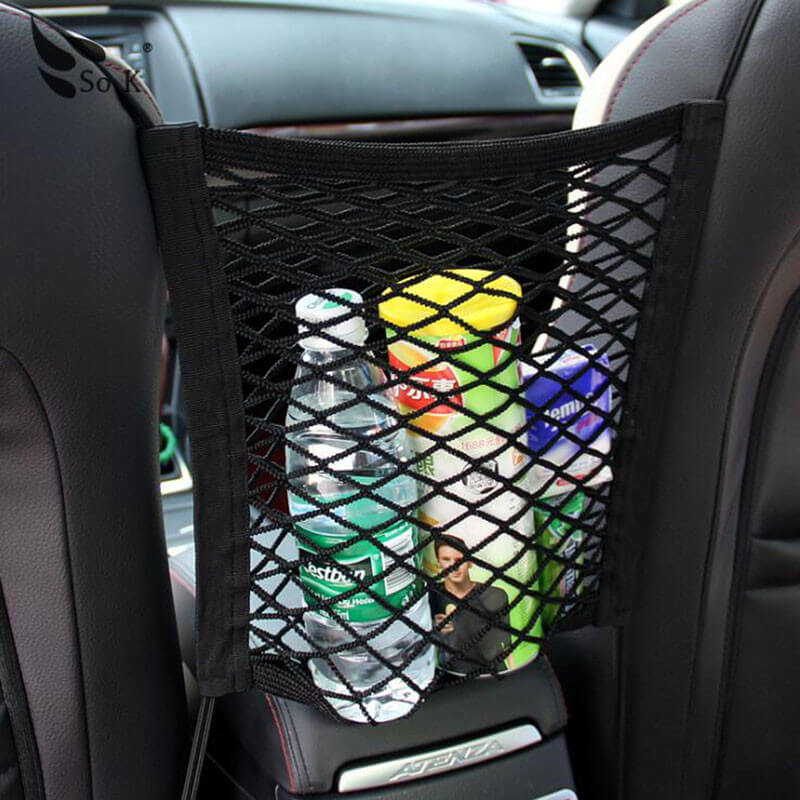 Car Seat Safety Net Elastic Storage Bag