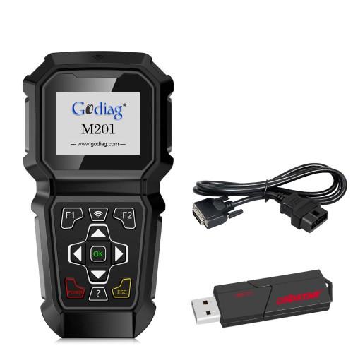 GODIAG M201 Hand-held OBDII Odometer Adjustment Professional Tool for Ford