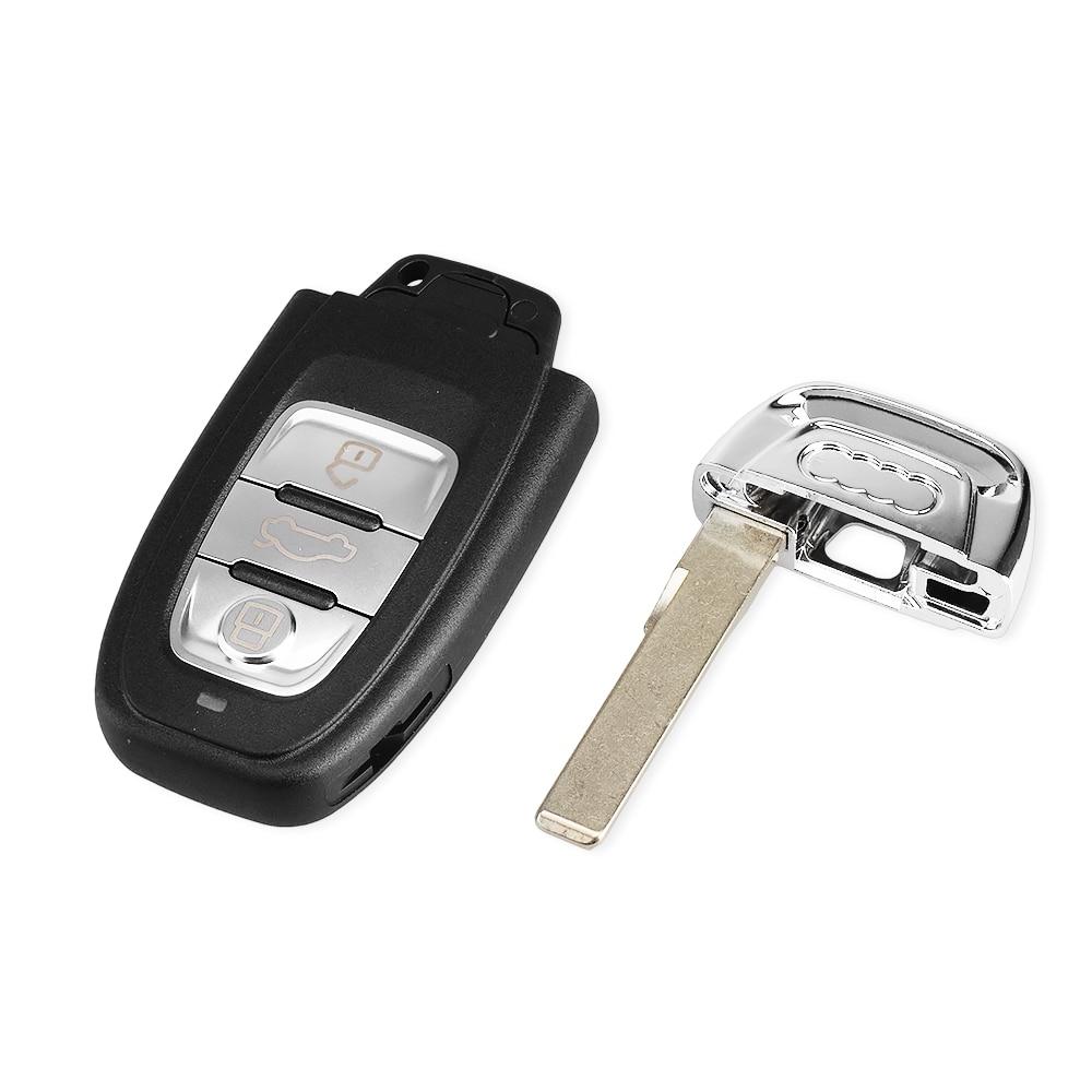 Car Remote Key Replacement for Audi A4L Q5 3 Buttons 10pcs/set