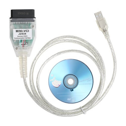 MINI VCI for Toyota V16.00.017 Single Cable Support Toyota TIS OEM Diagnostic Software