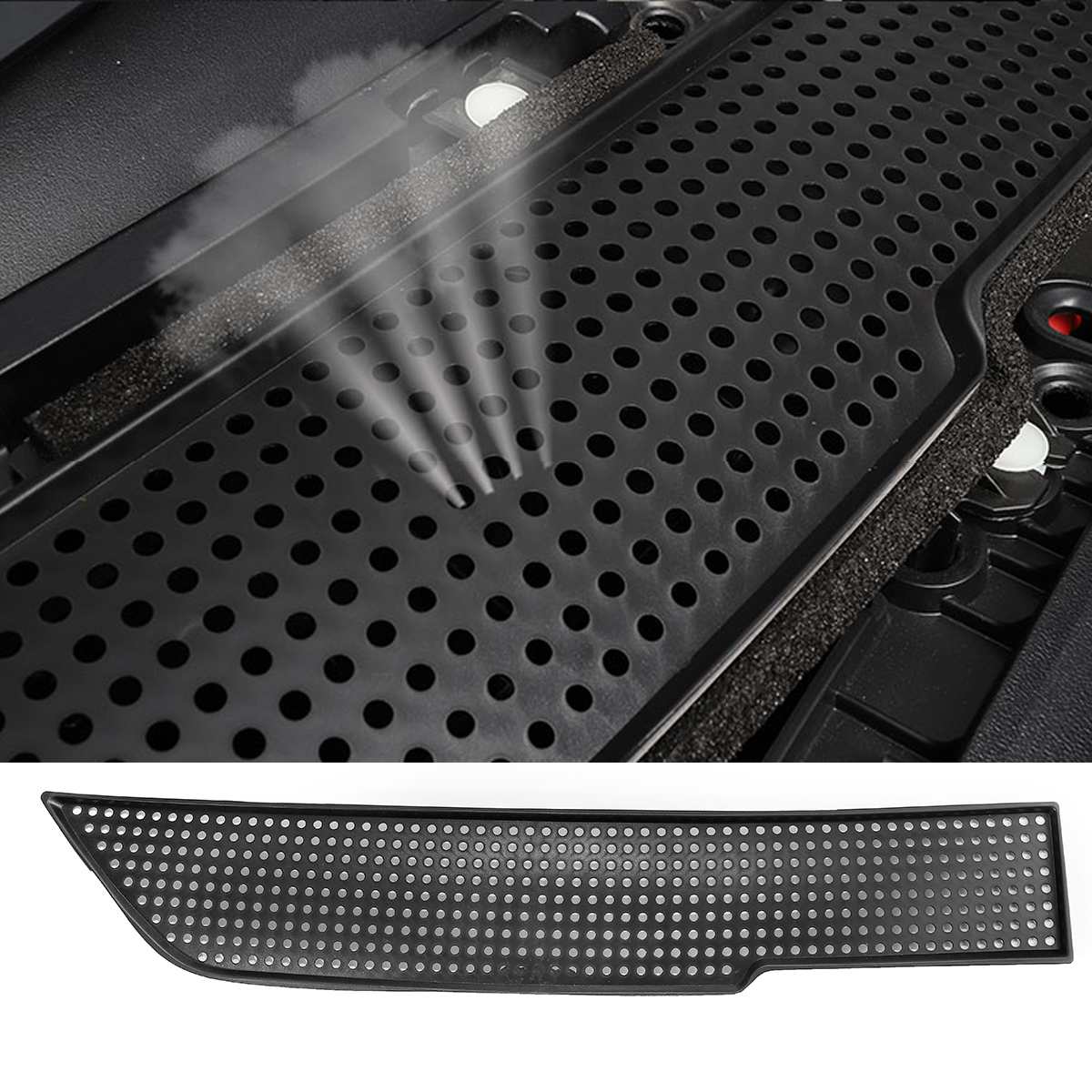 Air Inlet Vent Grille Cover Dustproof Anti-dirty Purification Air Filter Car Accessories For 2017-2020 Tesla Model 3