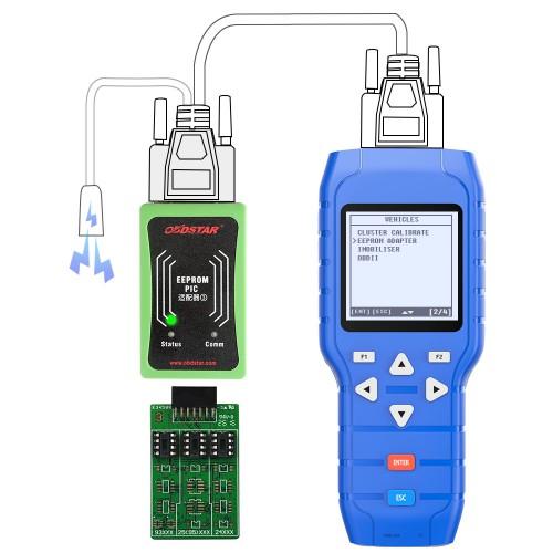OBDSTAR X-100 PRO Auto Key Programmer (C+D) Type for IMMO+Odometer+OBD Software and and Free EEPROM 2-in-1 Adapter