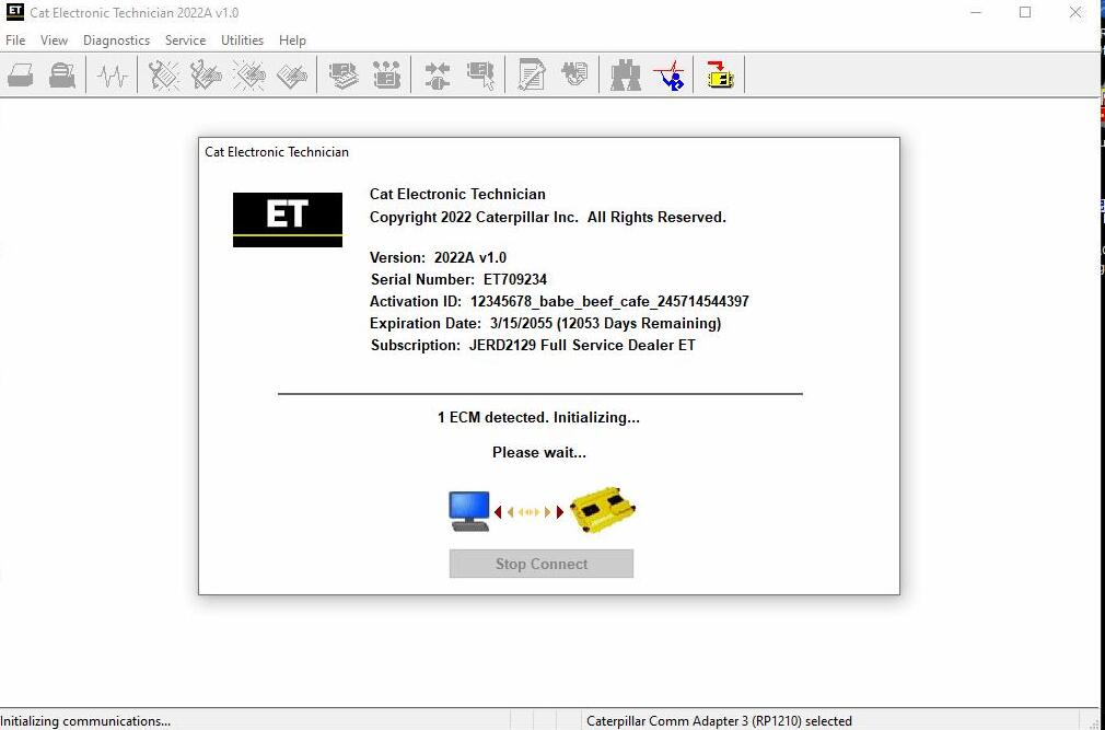 CAT ET Software 2021A/2022A V1.0 Caterpillar ET Diagnostic Software Installation Service