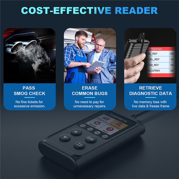 THINKCAR ThinkOBD 20 OBD2 Scanner – HONGKONG IXUANER TECH CO., LIMITED
