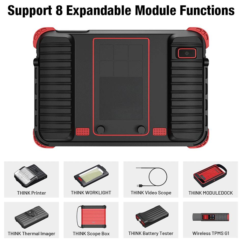 2023 THINKCAR Thinktool Pro OBD2 CAR Diagnostic Tool All Systems 2 Years Free Update 28+ Resets Bi-Directional ECU Coding