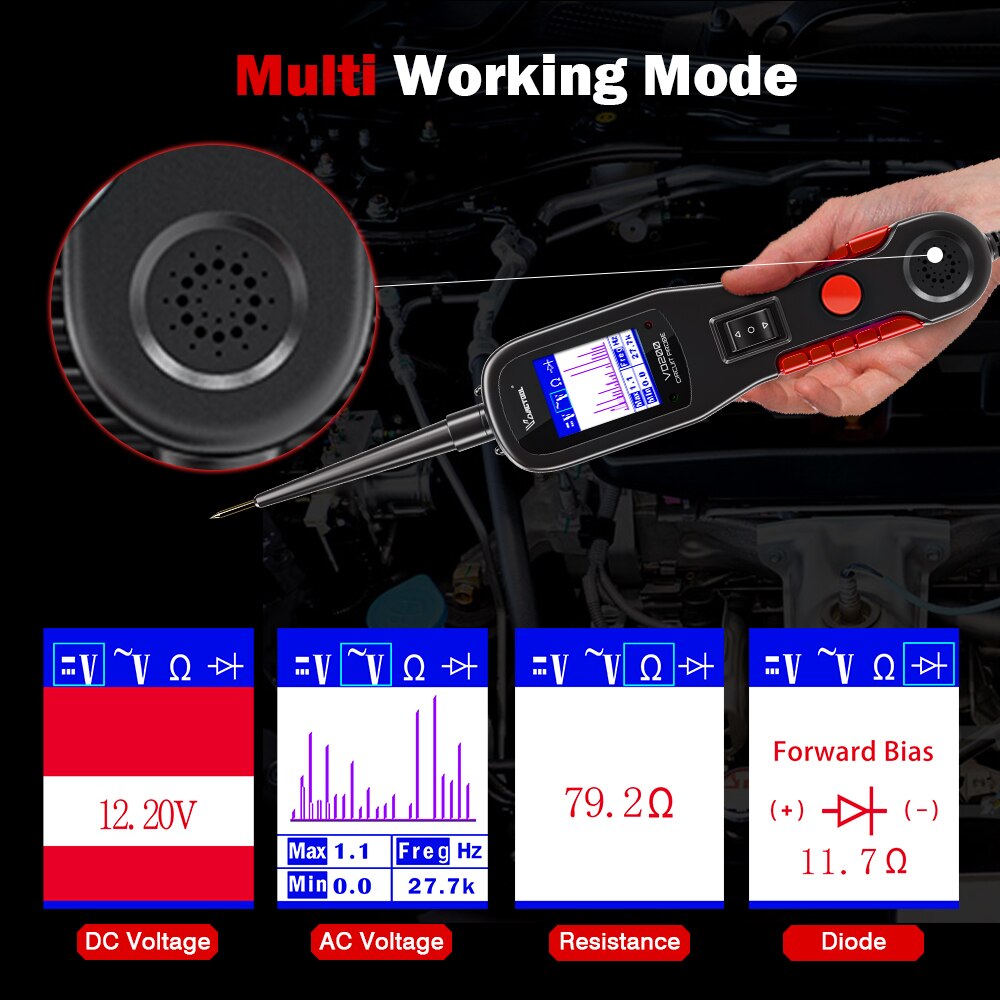 Prob Electrical VDIAGTOOL V200 Power Probe Electric Circuit Tester – GETOBDTOOL