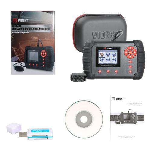 VIDENT iLink400 Single Make Full System Scan Tool with ABS/SRS/EPB//DPF Regeneration/Oil Reset Function