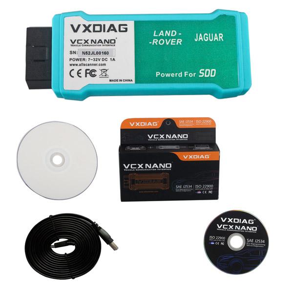 VXDIAG VCX NANO Newest WIFI Version V154 Software for Land Rover and Jaguar