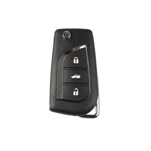 Xhorse XKTO00EN X008 Toyota Universal Remote Key 3 Buttons for VVDI Key Tool 5pcs/lot