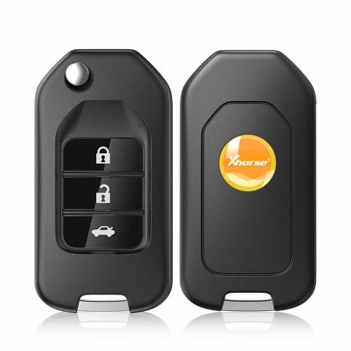 Xhorse XNHO00EN Wireless Universal Remote Key 3 Buttons for Honda (English Version) 5pcs/lot
