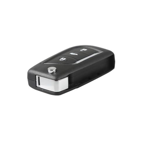 Xhorse XNTO00EN Wireless Universal Remote Key Toyota Style 3 Buttons for VVDI Key Tool English Version 5pcs/lot