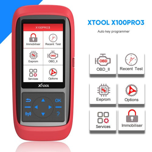 XTOOL X100 Pro3 Auto Key Programmer Add EPB, ABS, TPS Reset Functions Free Update Lifetime