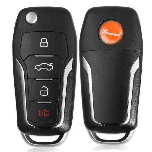 Xhorse XKFO01EN X013 Series Universal Remote Key Fob 4 Buttons Ford Style 10pcs/lot