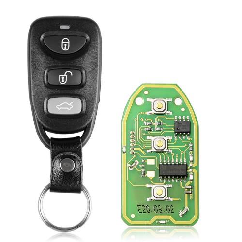 Xhorse XKHY01EN Universal Remote Key Fob 4 Buttons Hyundai Style for VVDI Key Tool English Version 5pcs/lot