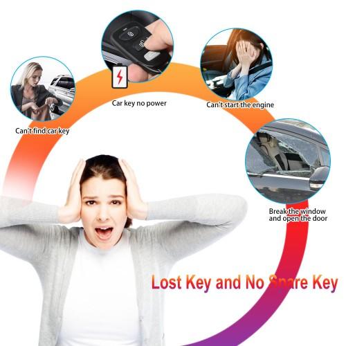 Xhorse XKHY01EN Universal Remote Key Fob 4 Buttons Hyundai Style for VVDI Key Tool English Version 5pcs/lot
