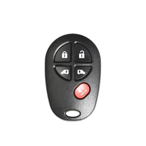 Xhorse XKTO08EN Wire Universal Remote Key Toyota Separate 5 Buttons English Version 5pcs/lot