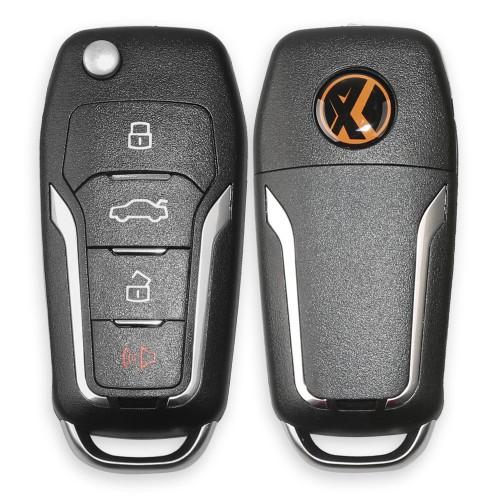 Xhorse XNFO01EN Remote Key 4 Buttons Wireless For Ford (English Version) 5pcs/lot
