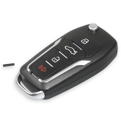 Xhorse XNFO01EN Remote Key 4 Buttons Wireless For Ford (English Version) 5pcs/lot