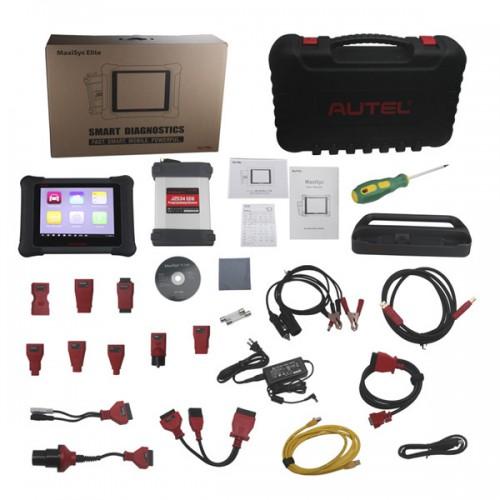 Original Autel MaxiSys Elite OBD Full Diagnostic Scanner Wifi/Bluetooth with J2534 ECU Programming Free Update Online