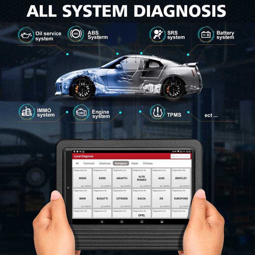 Launch X431 V 8inch Tablet Wifi/Bluetooth Full System Diagnostic Tool One Years Free Update Online [EU&US Stock]
