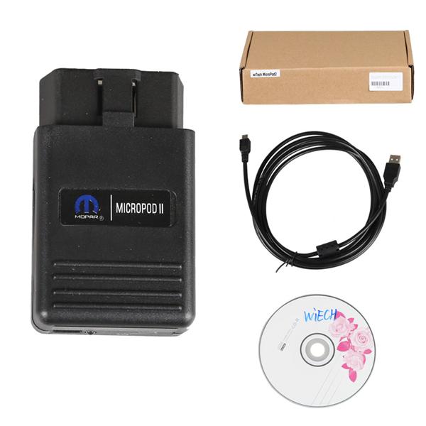 V17.04.27 wiTech MicroPod 2 for Chrysler Diagnosis Support Car Year to 2017.04
