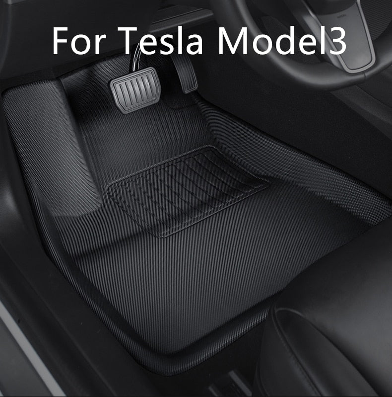 For Tesla Model 3 Car Waterproof Non-Slip Floor Mat