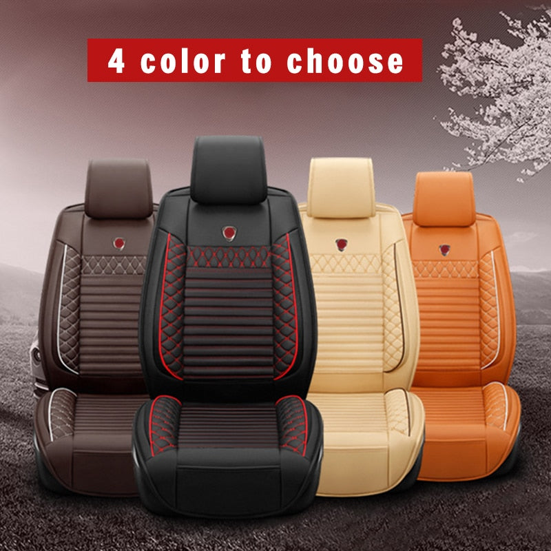 Custom Front Car Seat Cover Set Auto Chair Protector Interior Accessories