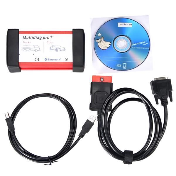 V2017.03 Multidiag Pro+ Cars/ Trucks and OBD2 Diagnostic Tool with Bluetooth